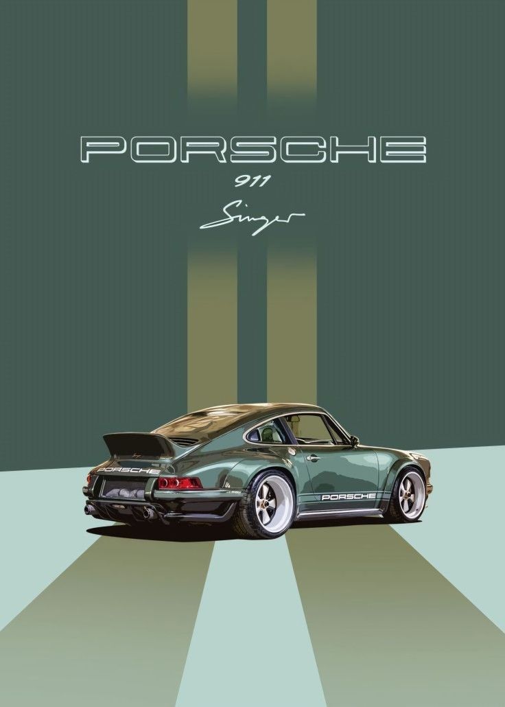 porsche poster