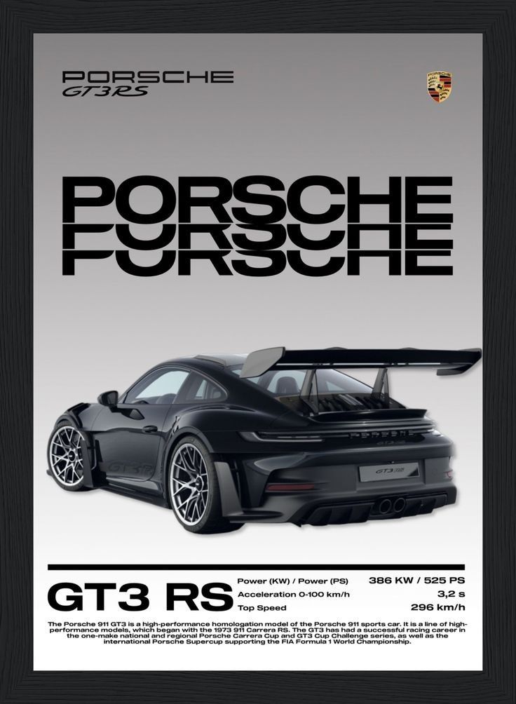 porsche poster